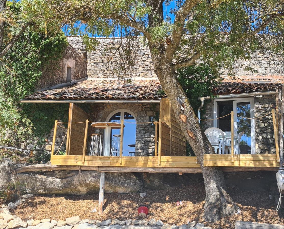 Gîtes 2 adultes dans un mas charme et calme assuré Servas  Exterior foto