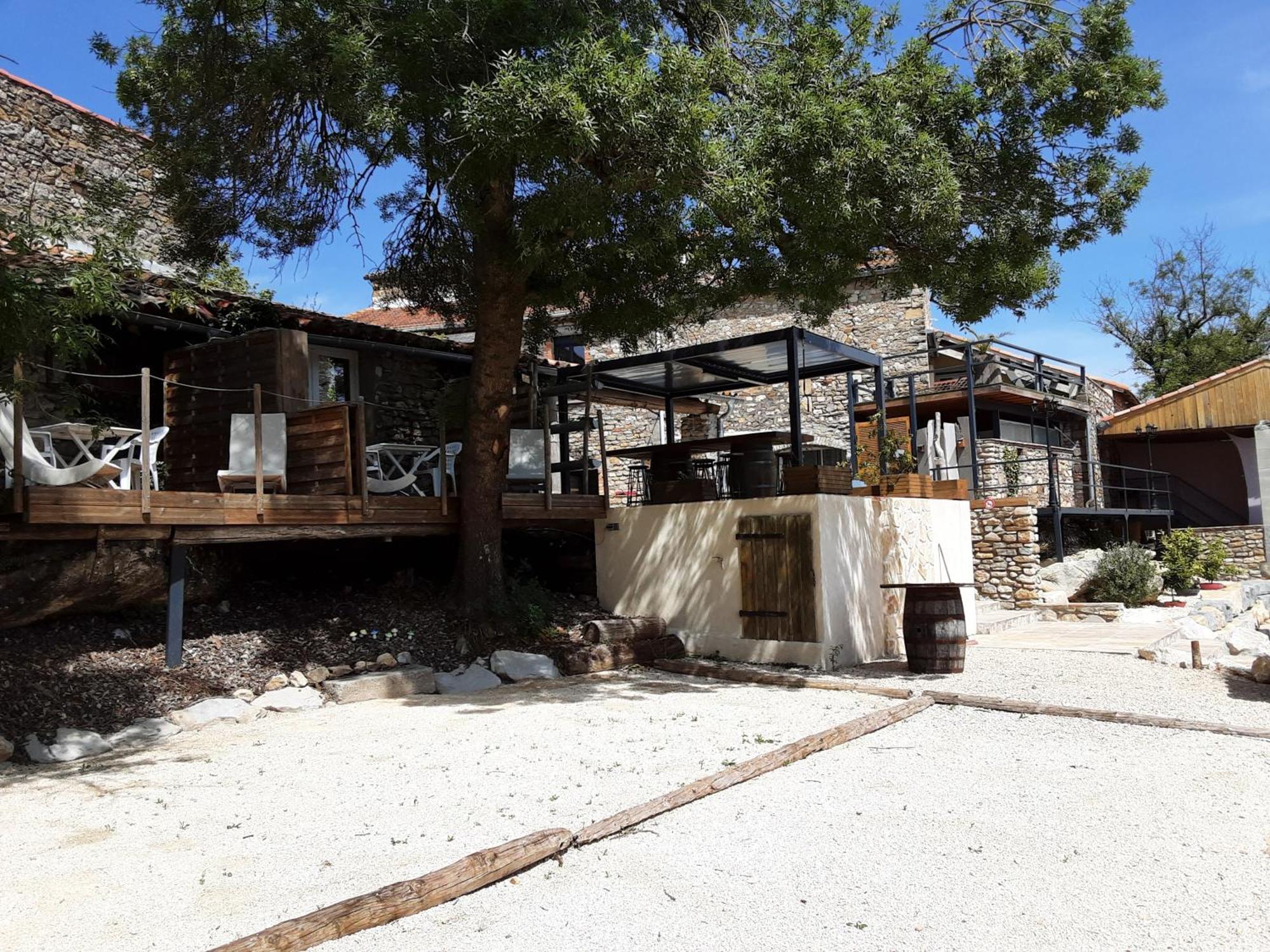 Gîtes 2 adultes dans un mas charme et calme assuré Servas  Exterior foto