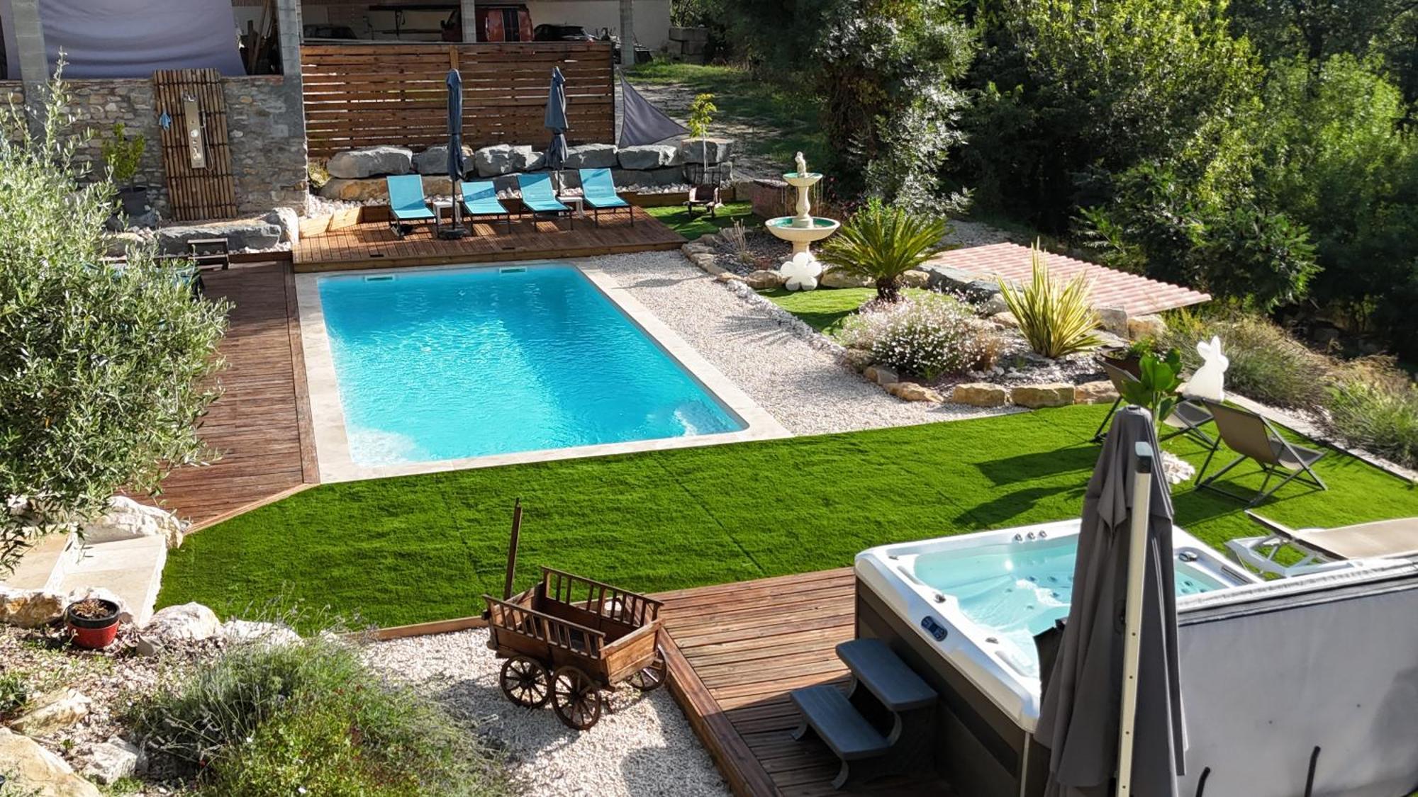 Gîtes 2 adultes dans un mas charme et calme assuré Servas  Exterior foto